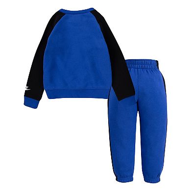 Toddler Boy Nike Fleece Logo Sweatshirt & Pants Set