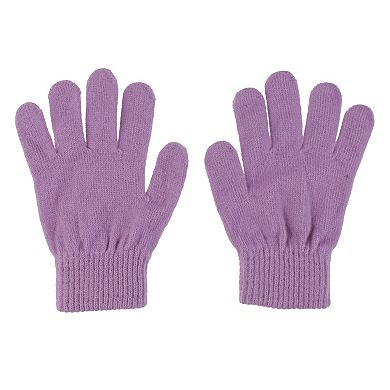 Girls Elli by Capelli Spacedye Earflap Hat & Magic Gloves Set