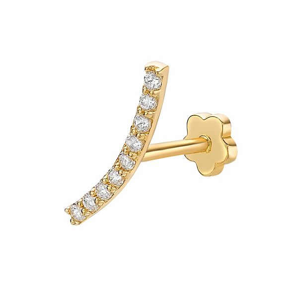 14k gold store cartilage earrings