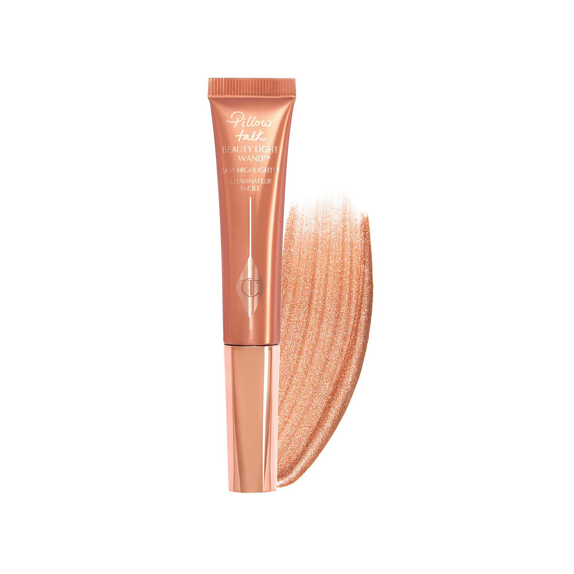 Charlotte Tilbury Beauty Highlighter Wand, Size: 0.41 FL Oz, Pillow Talk Me