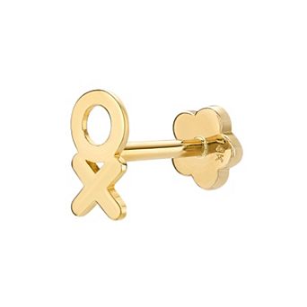 Lila Moon 14k Gold "XO" Cartilage Earring