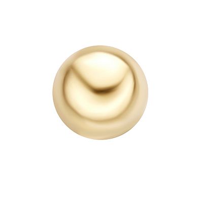 Lila Moon 14k Gold 3 mm Labret Lip Stud