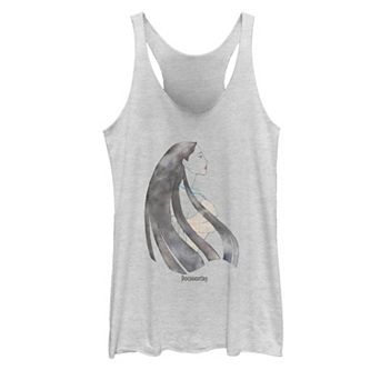 Disney's Pocahontas Profile Drawing Juniors' Graphic Tank Top