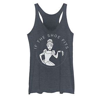 Disney's Cinderella Juniors' If The Shoe Fits Graphic Tank Top