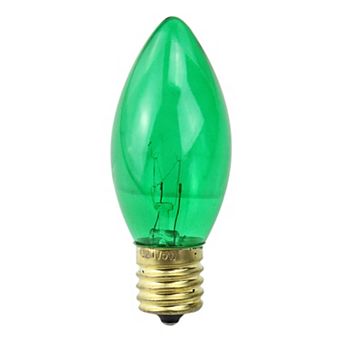 Transparent Green St. Patrick's Day Replacement Bulbs 25 pc Set