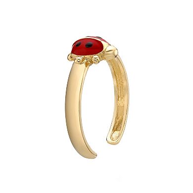 Lila Moon 14k Gold Ladybug Toe Ring