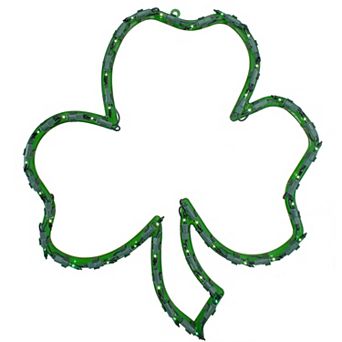 Pre-Lit St. Patrick's Day Irish Shamrock Window Wall Decor