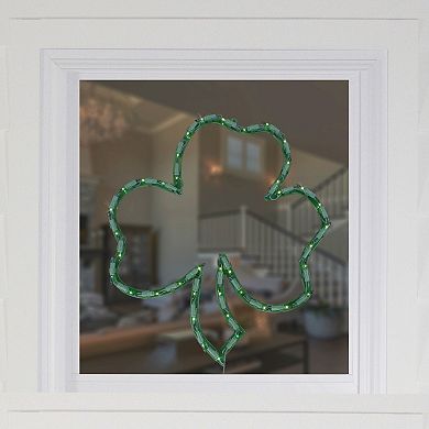 Pre-Lit St. Patrick's Day Irish Shamrock Window Wall Decor