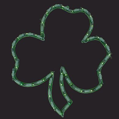 Pre-Lit St. Patrick's Day Irish Shamrock Window Wall Decor