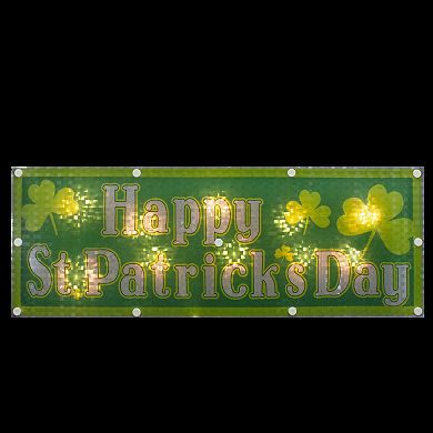 Light-Up Happy St.Patrick's Day Window Wall Decor