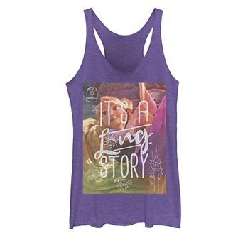 Disney's Tangled Juniors' Rapunzel It's A Long Story Tank Top