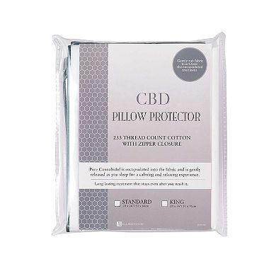 CBD Infused Cotton Standard Pillow Protector