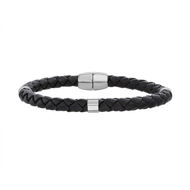 Vegan leather deals mens bracelet