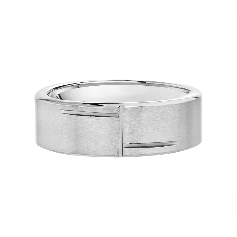 1913 Mens Stainless Steel Ring, Multicolor