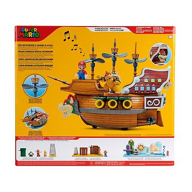 Super Mario Deluxe Bowser's Ship Playset
