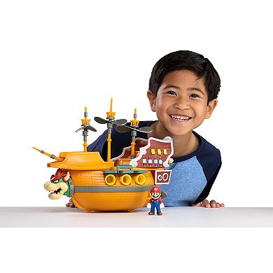 Super Mario Deluxe Bowser's Ship Playset