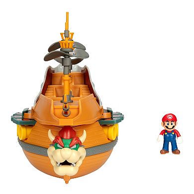 Super Mario Deluxe Bowser's Ship Playset