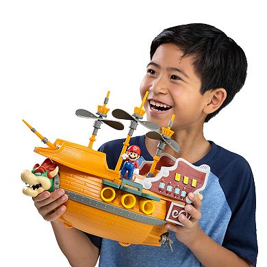 Super Mario Deluxe Bowser's Ship Playset