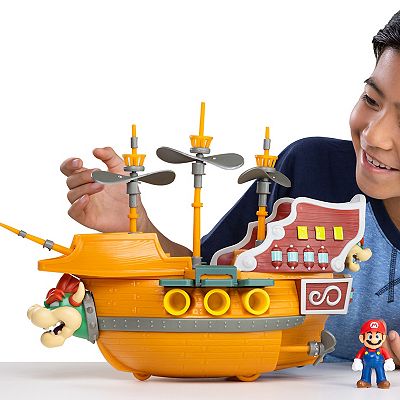 Super Mario Deluxe Bowser s Ship Playset