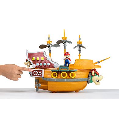 Super Mario Deluxe Bowser's Ship Playset