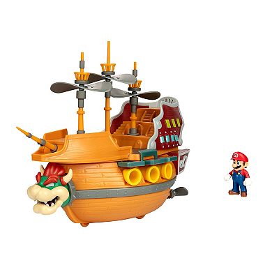 Super Mario Deluxe Bowser's Ship Playset