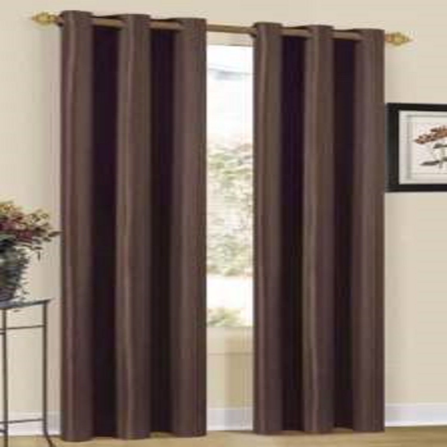 Image for Duck River Textile Herringbone Solid 2-pack Window Curtain Set at Kohl's.