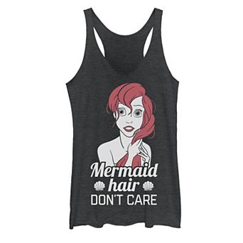 Disney's The Little Mermaid Juniors' Hair Don't Care Graphic Tank Top