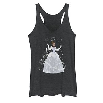 Disney's Cinderella Juniors' Ball Gown Transformation Graphic Tank Top