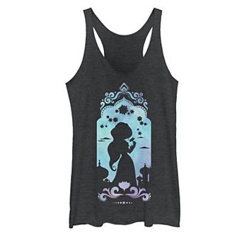 Disney's Aladdin Juniors' Jasmine Palace Shadow Graphic Tank Top