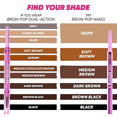 Kosas Brow Pop Dual-Action Filling and Shaping Easy Eyebrow Pencil
