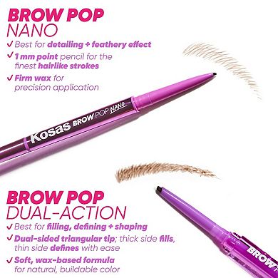 Brow Pop Dual-Action Filling and Shaping Easy Eyebrow Pencil