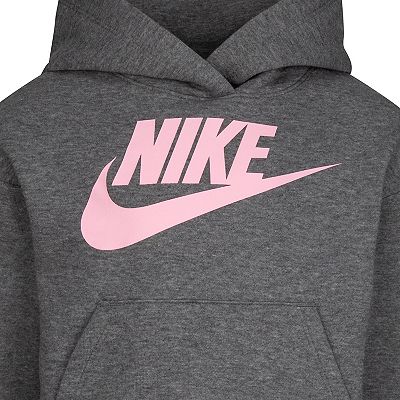 Girls 4 6X Nike Fleece High Low Hoodie