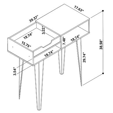 MANHATTAN COMFORT Rockefeller Entryway Console Table