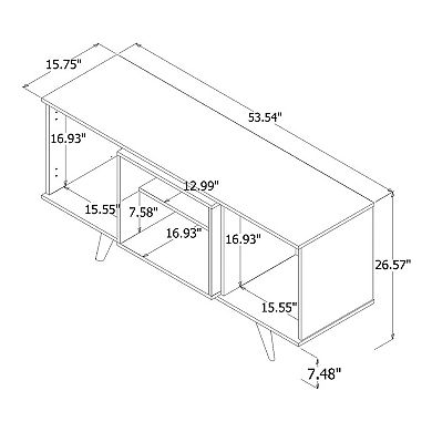 MANHATTAN COMFORT Hampton 53.54" TV Stand