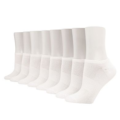 Women's Hanes 8-Pack Ultimate Cool Comfort Breathable Super Low No-Show Socks