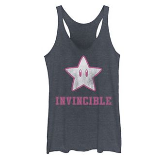 Juniors' Nintendo Super Mario Super Star Invincible Graphic Tank Top