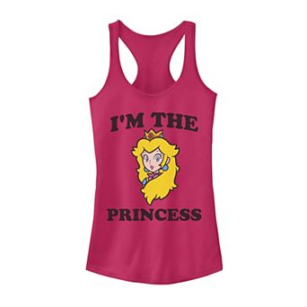 Juniors' Nintendo Super Mario Princess Peach I'm the Princess Graphic Tank Top