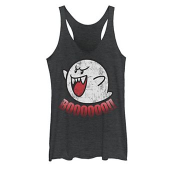 Juniors' Nintendo Super Mario Boo Graphic Tank Top