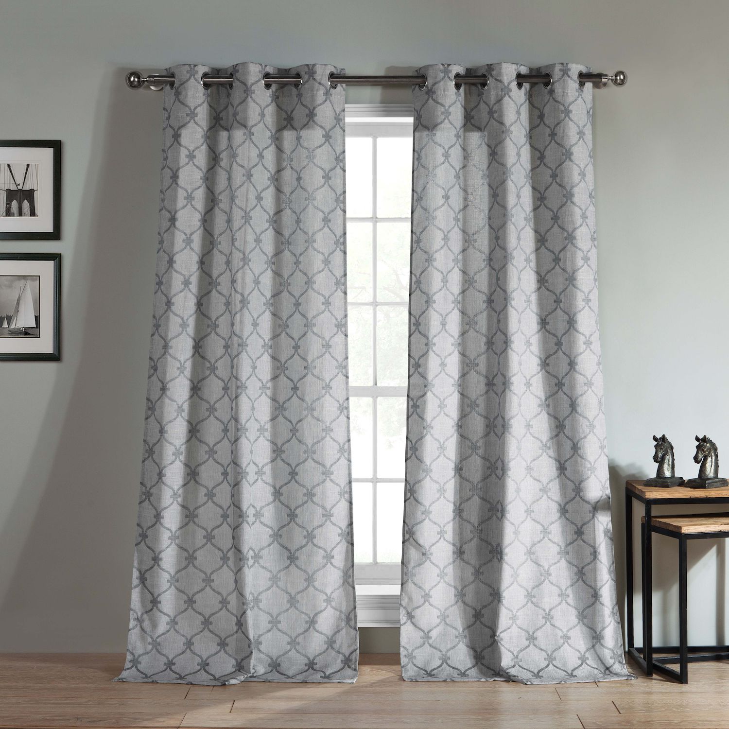 Image for Duck River Textile Kenilworth Gate 2-pack Window Curtain Set at Kohl's.