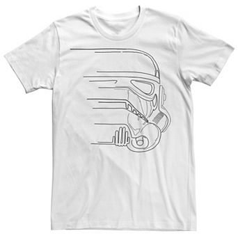 Men's Star Wars Stormtrooper Helmet Sketch Tee
