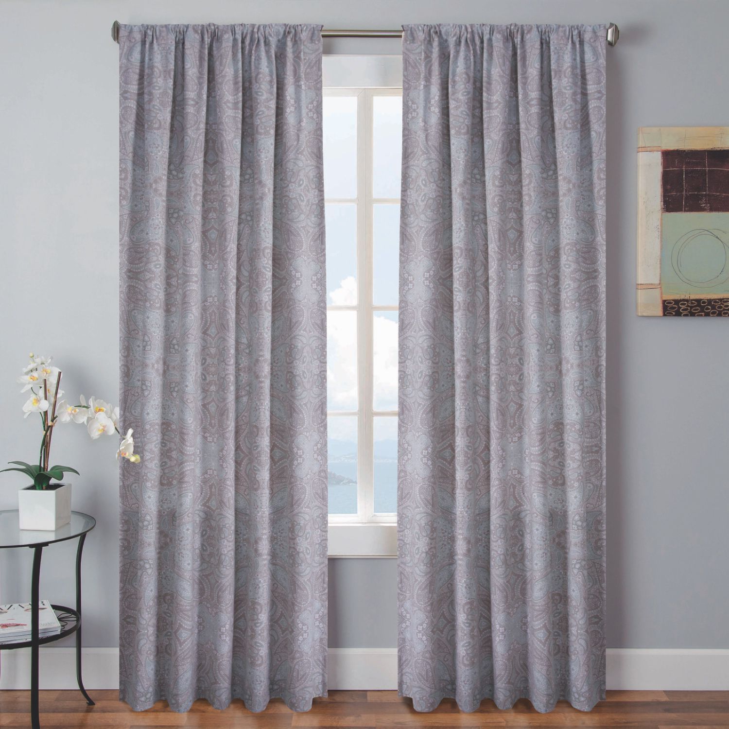 Image for Duck River Textile Laney Solid 2-pack Window Curtain Set at Kohl's.