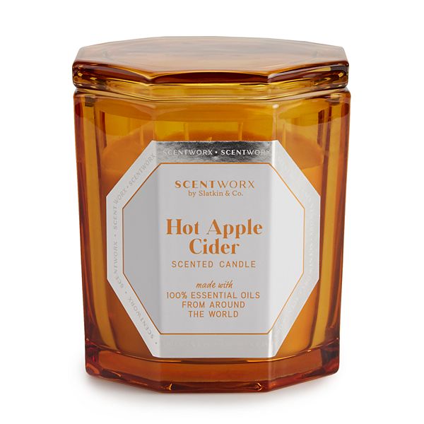 Scentworx by Slatkin & Co. Hot Apple Cider 14.5oz. Candle Jar