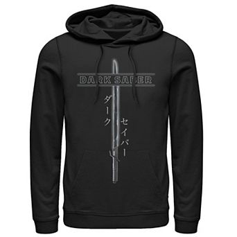 Men's Star Wars The Mandalorian Darksaber Kanji Style Portrait Hoodie