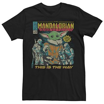 Men's Star Wars The Mandalorian This Is The Way Comic Cover Tee