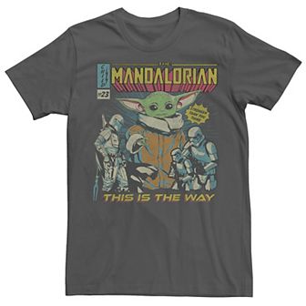 Men's Star Wars The Mandalorian This Is The Way Comic Cover Tee