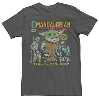 Men's Star Wars The Mandalorian This Is The Way Comic Cover Tee