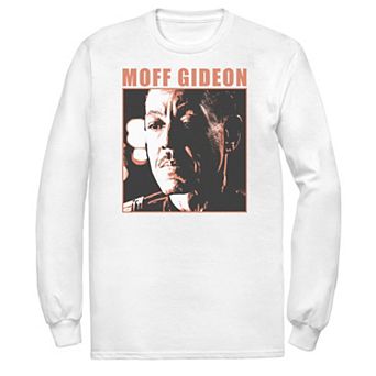 Men's Star Wars The Mandalorian Moff Gideon Orange Hue Portrait Tee