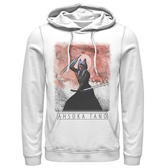 Men's Star Wars The Mandalorian Ahsoka Tano Watercolor Poster Hoodie
