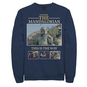 Men's Star Wars The Mandalorian This Is The Way Allies Portrait Panels Sweatshirt