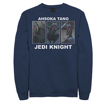 Men's Star Wars The Mandalorian Ahsoka Tano Jedi Knight Portrait Panels Sweatshirt